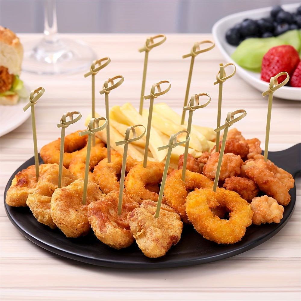 200 brochetas de bambú para cócteles y aperitivos Pack de 200