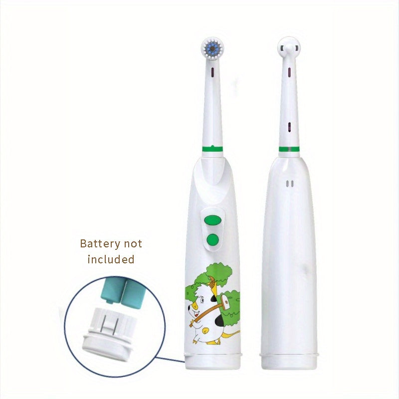 Kids Electric Toothbrush 3 Colors Smart Rotating Brush Heads Safe Round Head