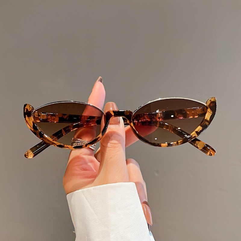 Gafas vintage unisex estilo Y2K con montura de plástico antirreflejo para mujeres