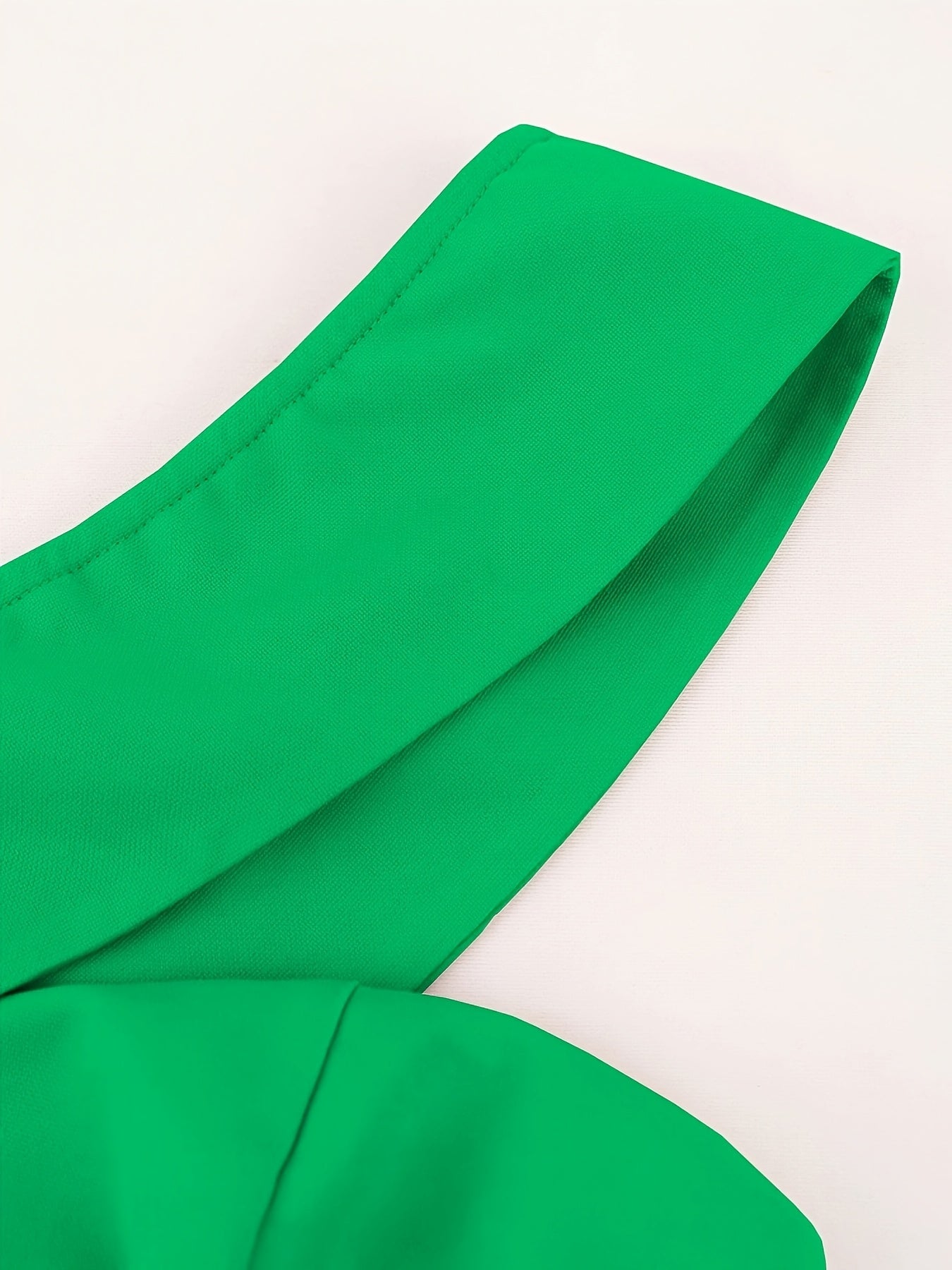 Women's Pink One-Shoulder Mermaid Evening Dress Ruffle Hem Polyester