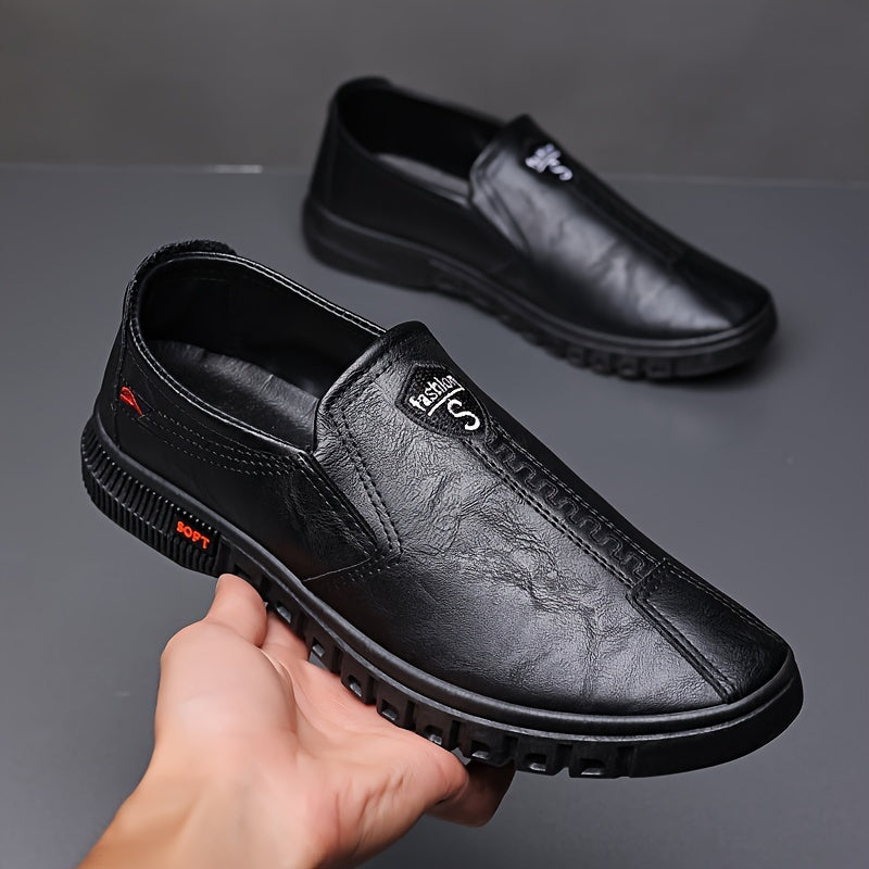 Men's Casual Slip-On Shoes for Men Fall Winter Solid Low Top Comfortable
