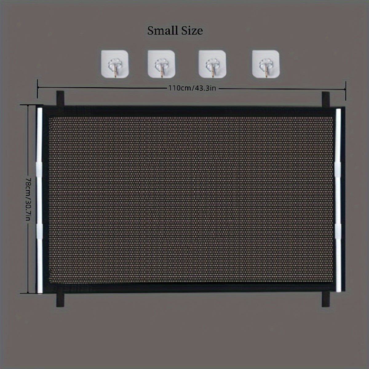 Pet Mesh Gate for Dogs Portable Cloth Safety Security