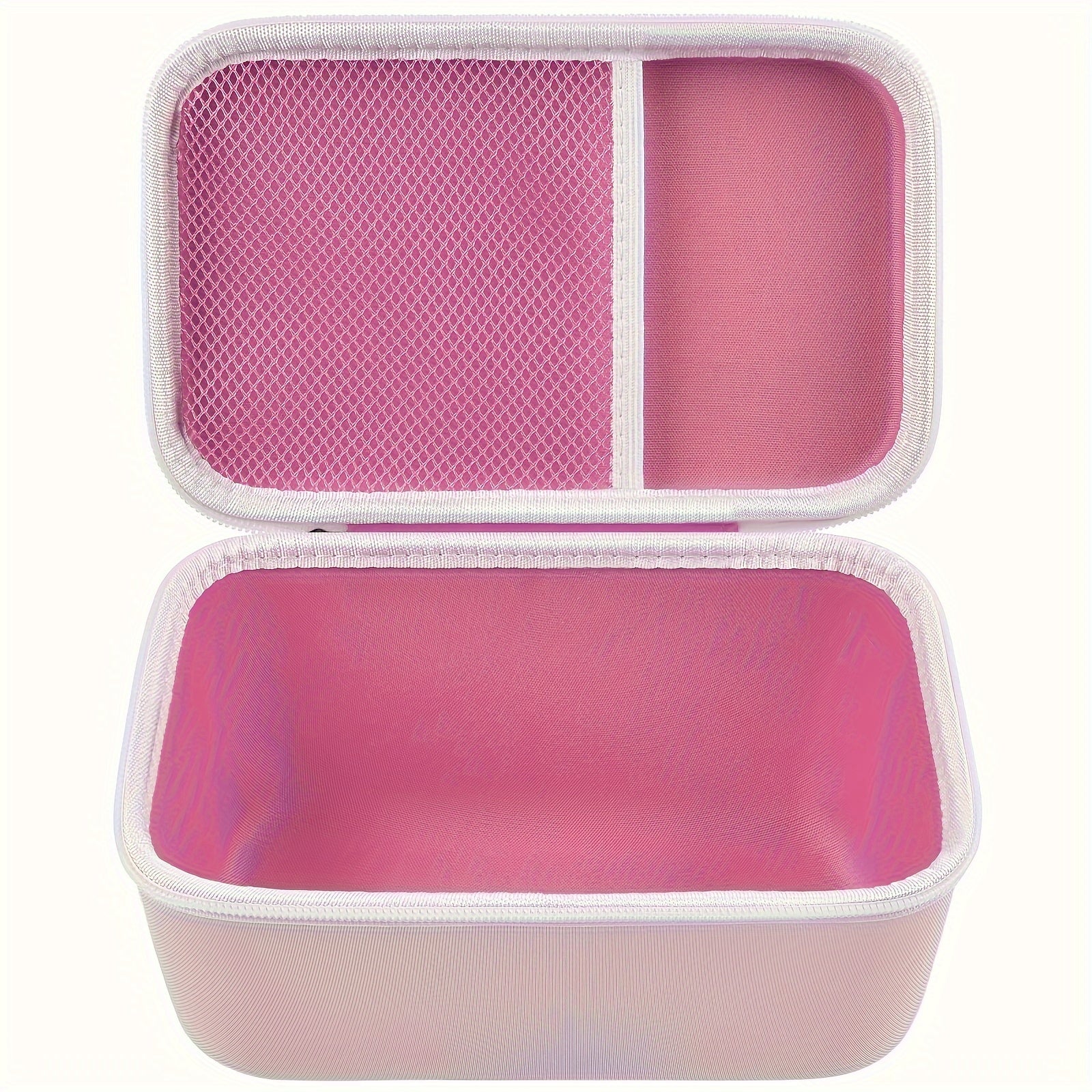 Travel Iron Organizer Case Durable EVA Gray Portable Storage with Mesh Pocket