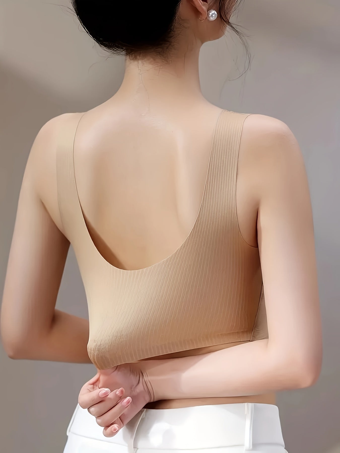 Бесшовный бюстгальтер-танк с полным покрытием и эффектом пуш-ап для женщин: сексуальное и удобное нижнее белье.