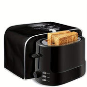 Skull Print Polyester Toaster Cover Dust Cover for Appliances Gift for Women