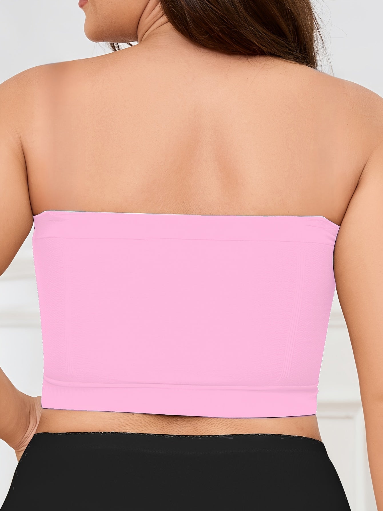 Women's Plus Size Seamless Sports Bra Breathable Ruched Yoga Fitness