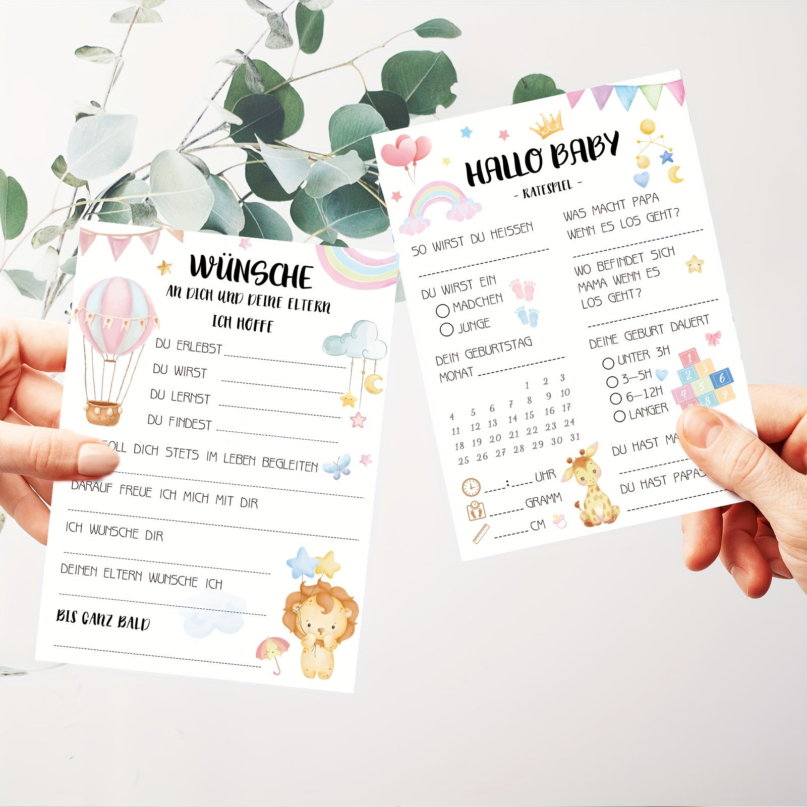 Paquete de 25 tarjetas de predicción y consejos para la ducha multilingües, tarjetas de juego para fiestas para mayores de 14 años