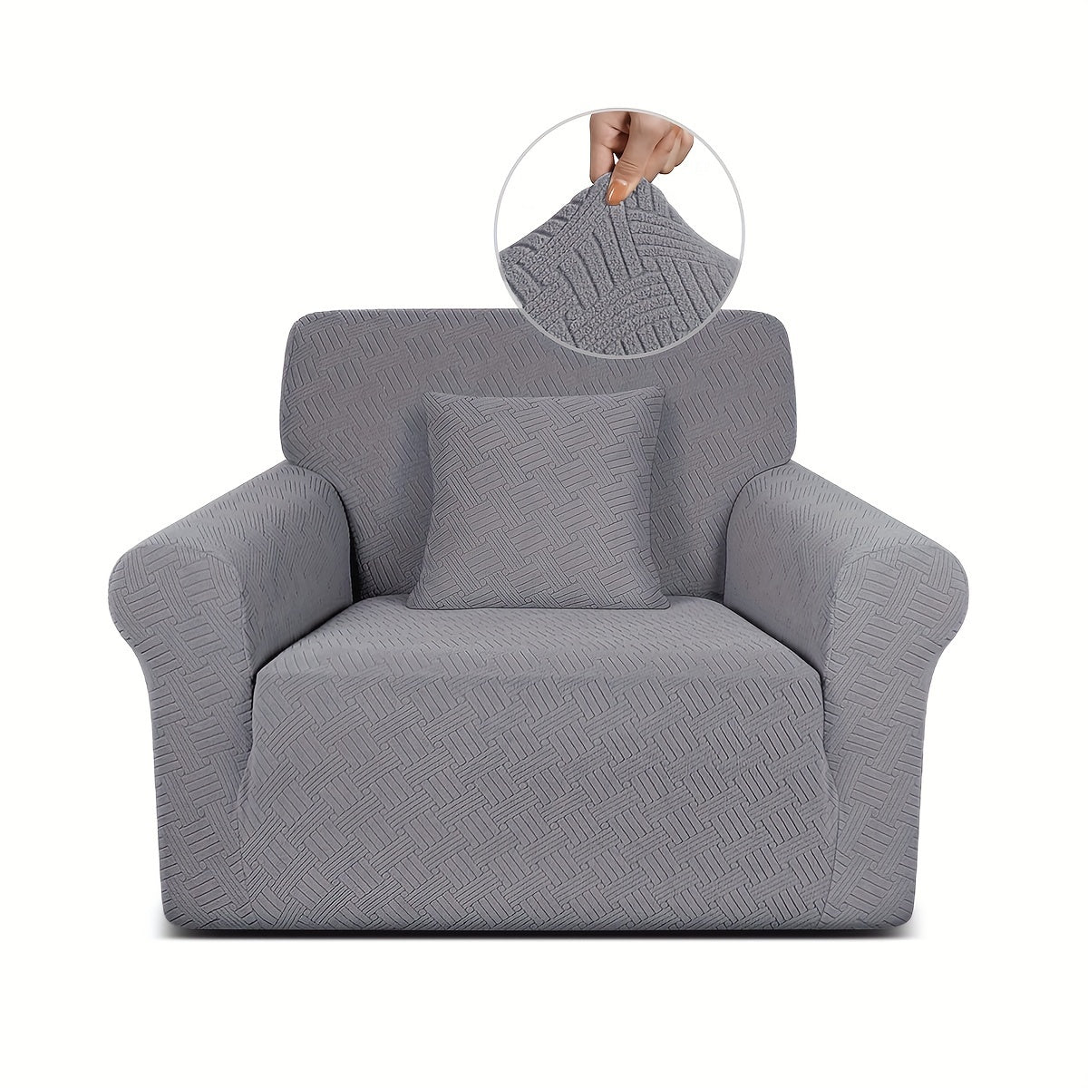 Thickened Jacquard Sofa Cover All-Elastic Bottom for 1-4 Seater Pet-Friendly