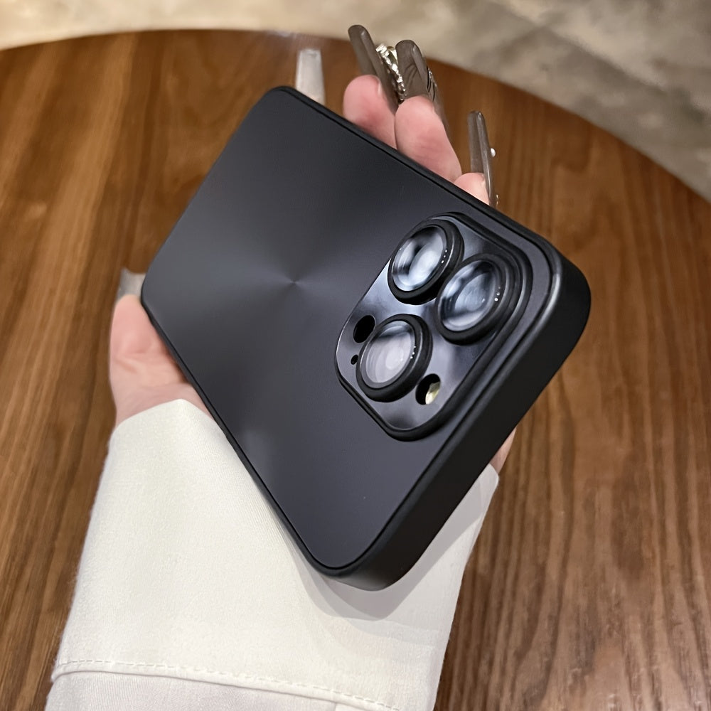 Laser Shockproof Phone Case for iPhone 11-16 Pro Max Plus with Lens Protector