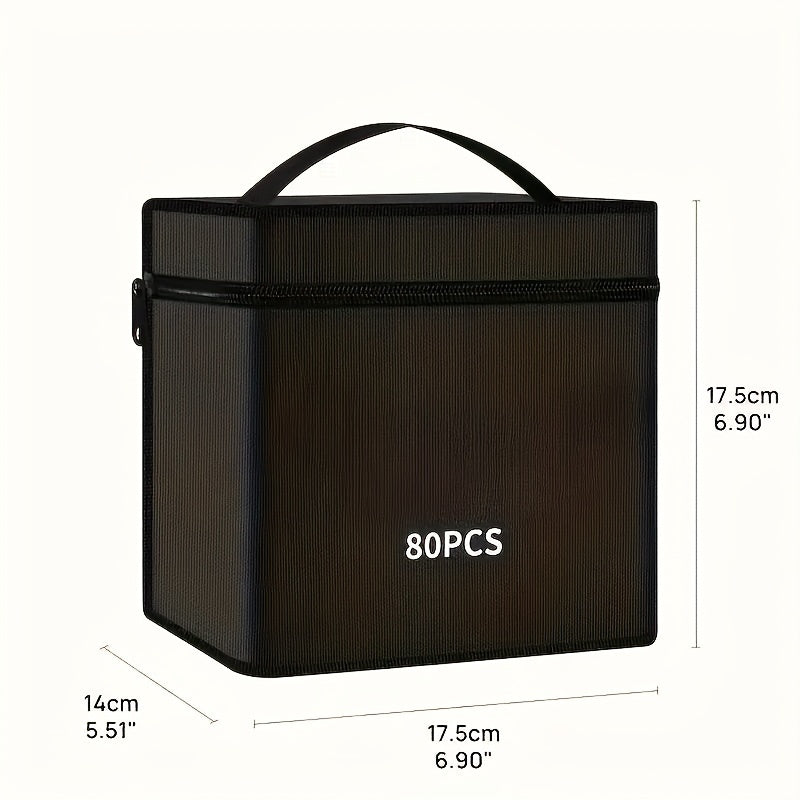 60/80 Color Dual-Tip Alcohol Marker Set for Artists and Students