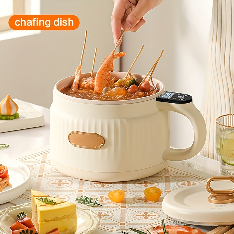 Kichik 1.6L Elektrik qovurish pishiqlari, sensorli boshqaruv, yopishmaydigan, tutqichsiz, vaqtni belgilash uchun, yotoqxona va RV uchun