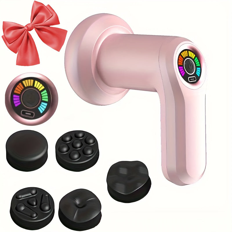 Qayta zaryadlanadigan pushti elektr qo'l massajchisi, 4 ta intensivlik darajasi, raqamli displey va uzoq muddatli batareyaga ega. Onalar kuni sovg'asi sifatida ideal.