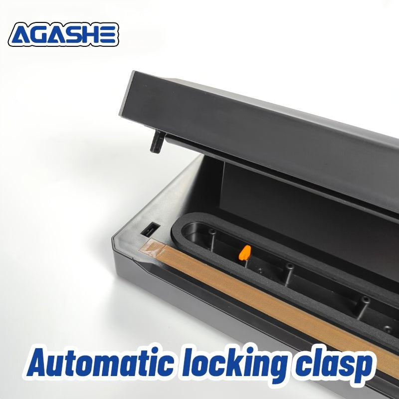 -85Kpa kuchli yopish kuchiga ega vakuum yopishtiruvchi mashina, Xitoy ajdarha uslubi, 32cm sumkalar uchun avtomatik yopish va paketlash, beshta isitish rejimi, 50 dona sumka bilan birga. Model: SX-680.