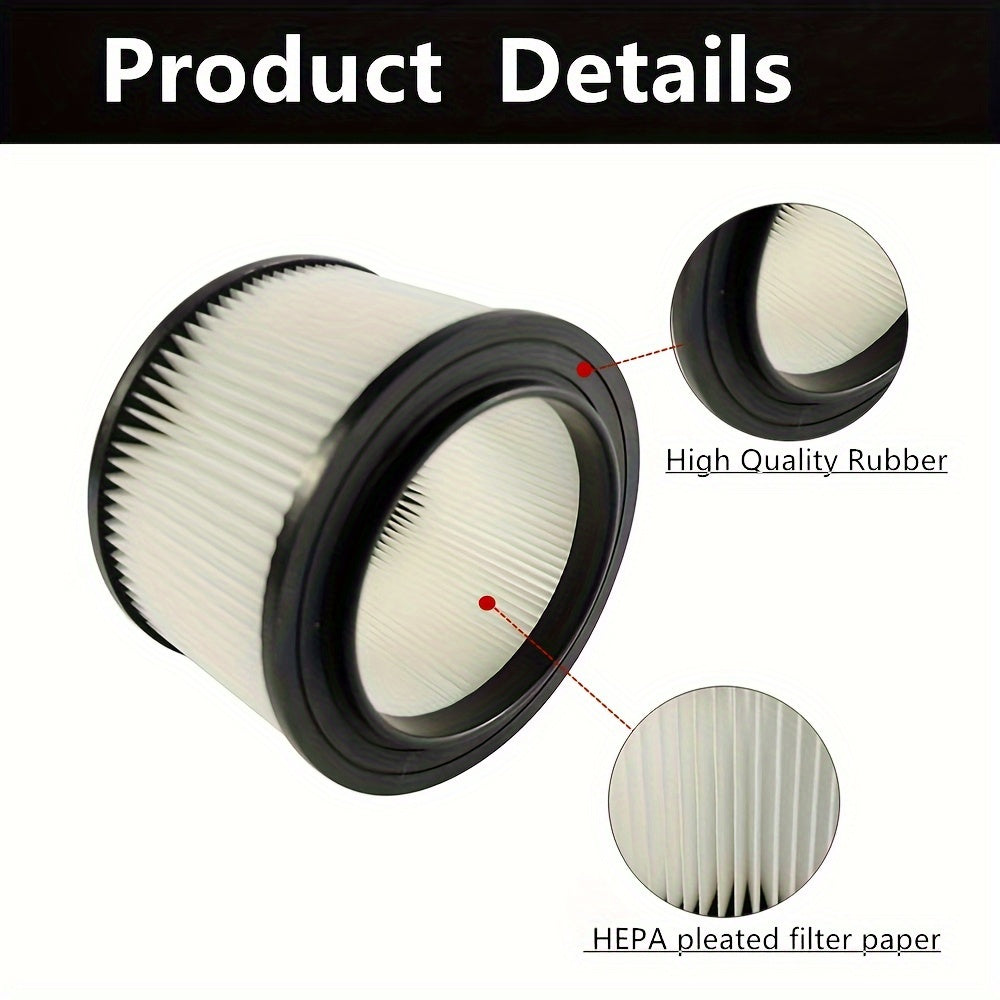 Replacement Vacuum Filter for 11.36-15.14 L Vacuums, Reusable, Long-Lasting