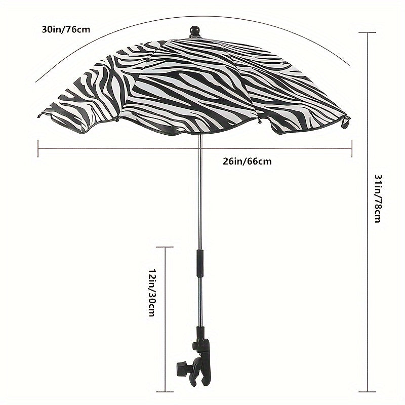 Summer Stroller Sunshade Umbrella with Sunscreen and UV Protection for Outdoor Use