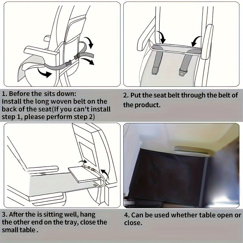 Travel Footrest for Airplane Seats Portable Foot Hammock Extender for Comfortable Travel