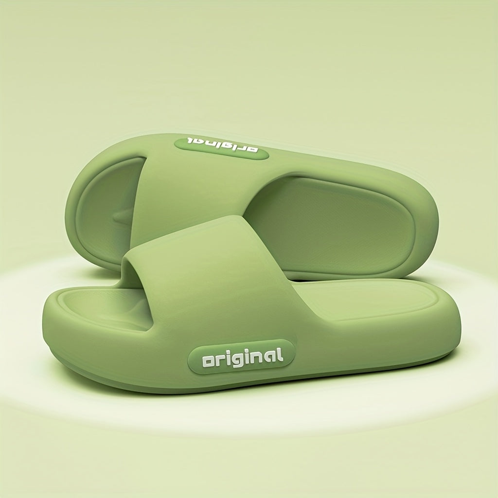 Women's Summer Solid Color Casual Non-Slip Platform Slippers