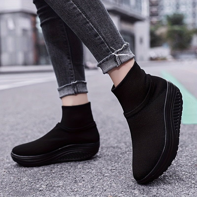 Women's Slip-On Walking Shoes Mesh Cushioned Arch Support All-Day Comfort