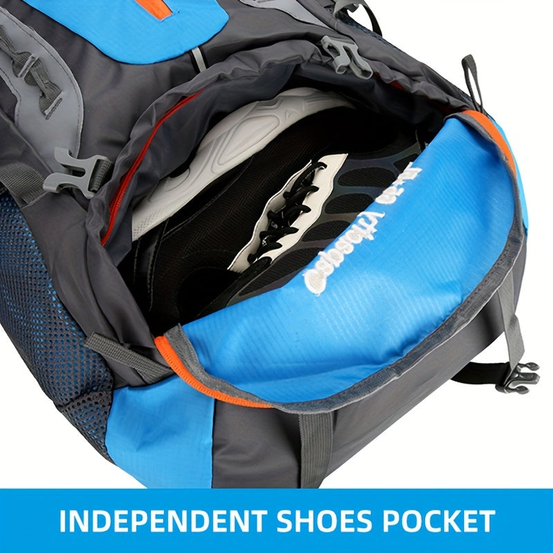 70L Erkaklar uchun naylon sayohat, yurish, baliq ovlash, omon qolish va sportlar uchun ryukzak