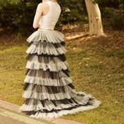 Elegant Bridal Fishtail Dress with Baroque Princess Accessories for Weddings