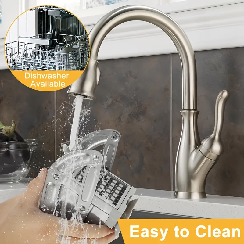 Stainless Steel French Fry Cutter with Non-Slip Grip 1/2 Inch and 3/8 Inch Blades for Fruits and Vegetables