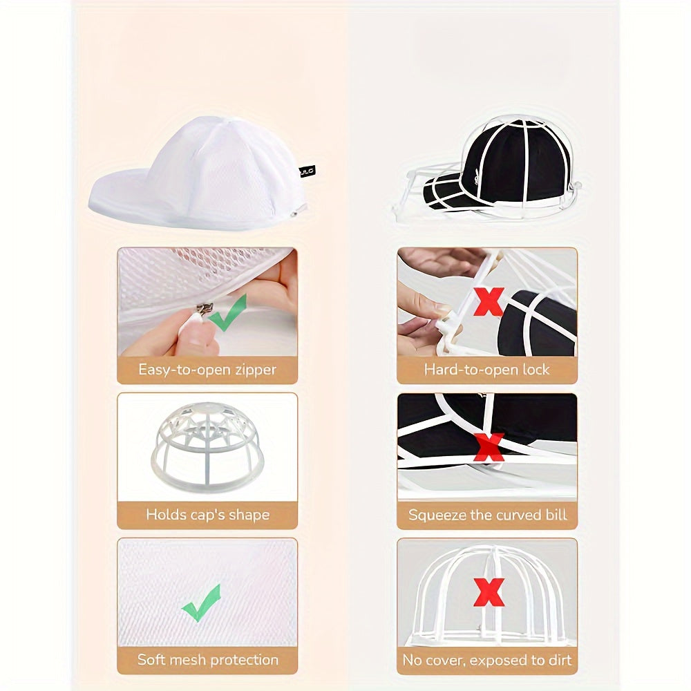 Organizador de sombreros de polipropileno, estante para almacenamiento de gorras, apto para lavavajillas, pack de 3