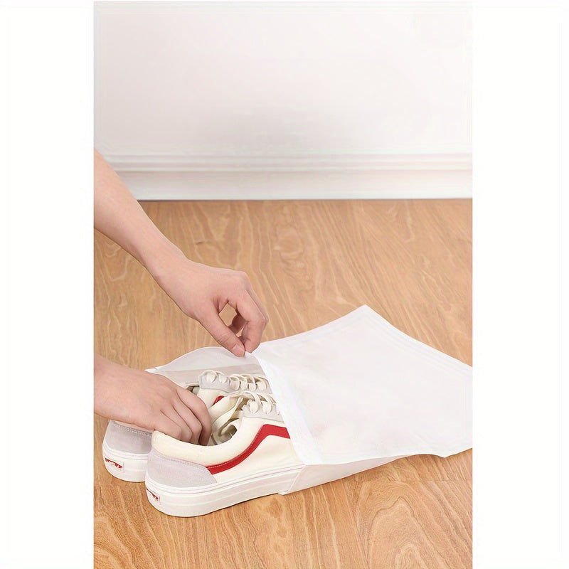 30-Pack Breathable Drawstring Dust Covers for Handbags Shoes and Home Organization