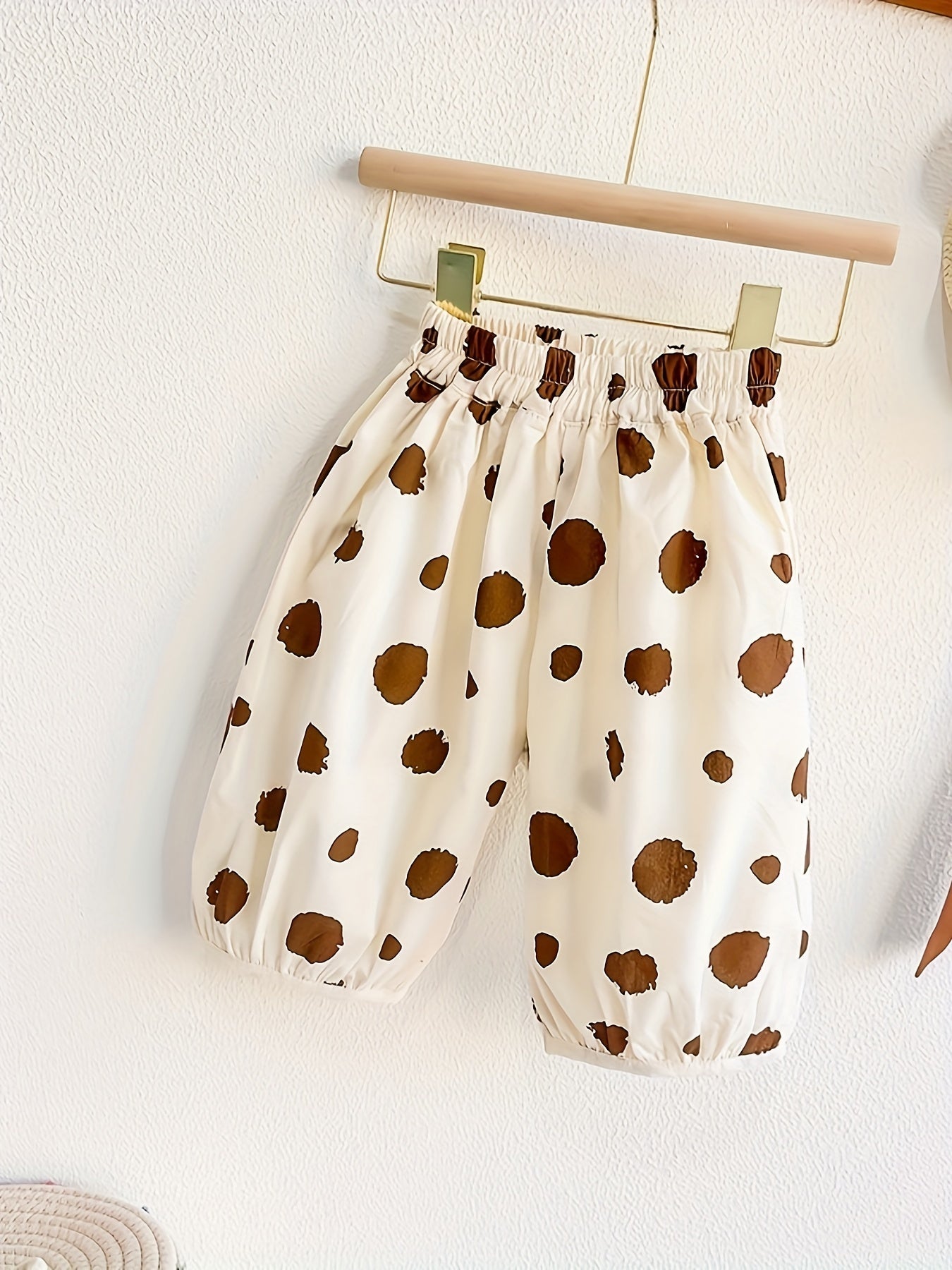 Girls Summer Sleeveless Doll Shirt and Wide Leg Pants Set