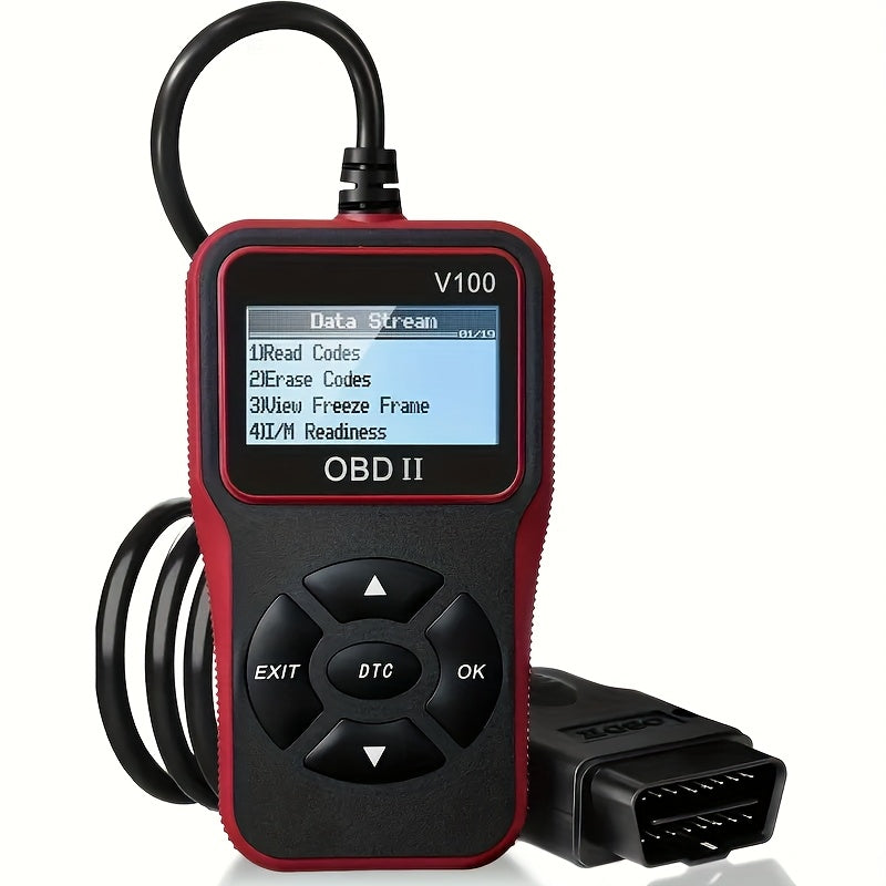 OBD2 Scanner Code Reader Diagnostic Tool for Vehicles with LCD Display