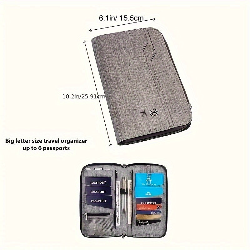 Sayohatni Lapinchen Katta Hajmli Suvga Chidamli Pasport Egasi bilan uslubda o'tkazing, barcha sayohat ehtiyojlaringiz uchun yelka tasmasi va karta joylari bilan to'ldirilgan.