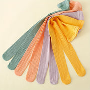 Girls' Mesh Pantyhose 4 Pairs All-Season Breathable Comfortable Outdoor Wear