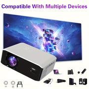 1080P Full HD Home Theater Projector with 4K Support and WiFi