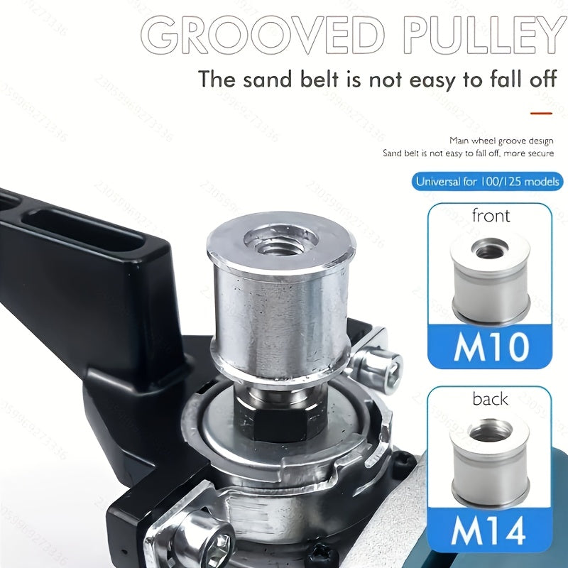 Amoladora angular de 100mm con soporte para pulido de madera y metal