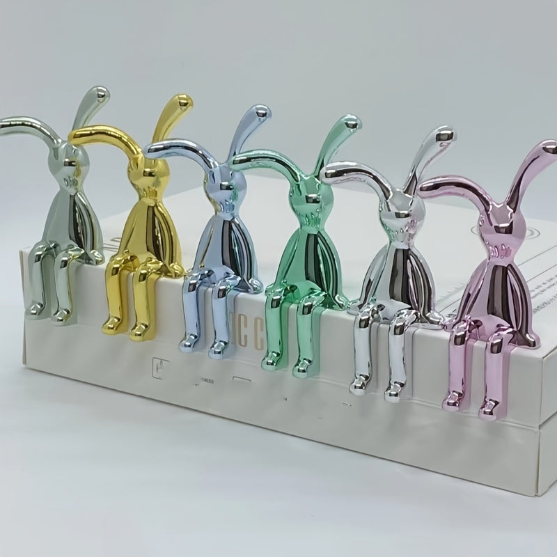 Cute Rabbit Car Dashboard Decoration Creative Center Console Accessories