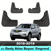 Guardabarros de coche universales para coche, protectores de barro, faldones laterales, juego de 4 piezas