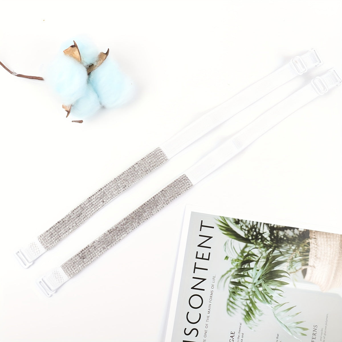 Adjustable Rhinestone Bra Straps for Women Lingerie and Underwear Accessories