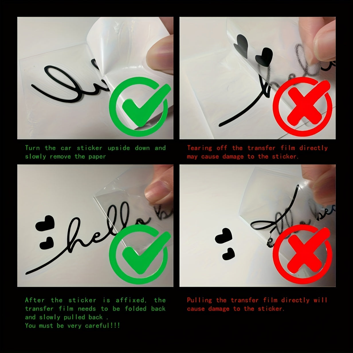 Mini Cat Dekali avtomobillar va ichki foydalanish uchun vinil orqa ko'zgu stiker