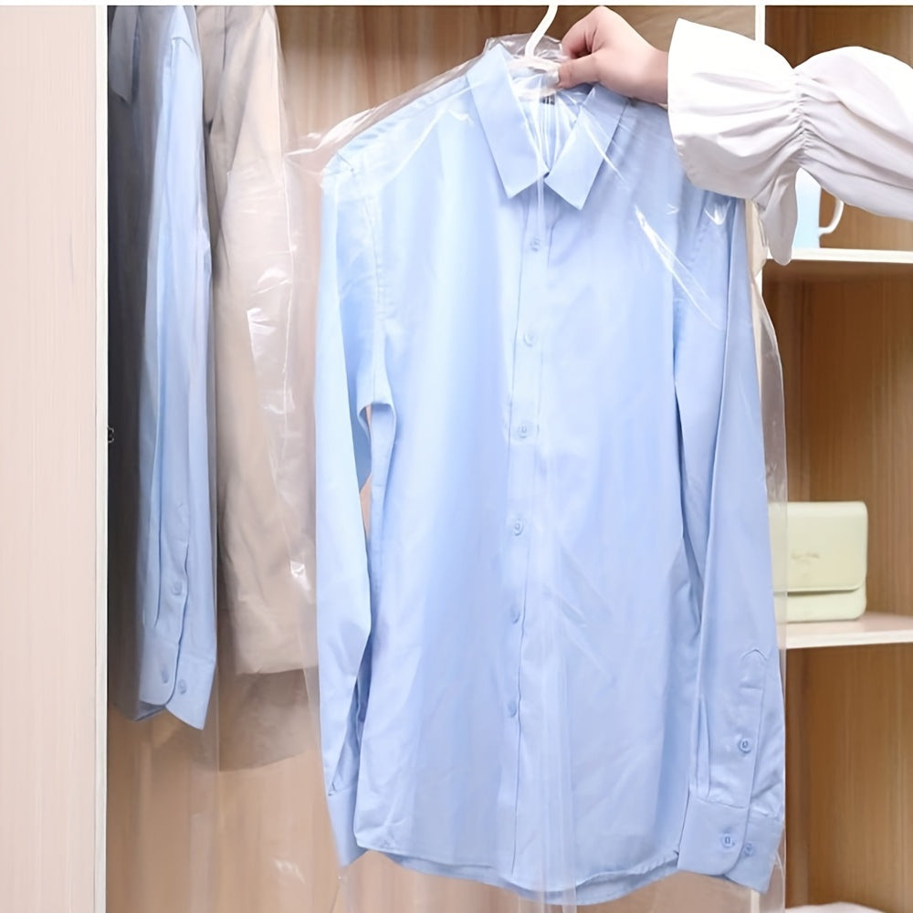 Clothing Dust Cover Set 20 50 100 Pieces Clear Plastic Garment Bags 59.94 x 100.08 cm