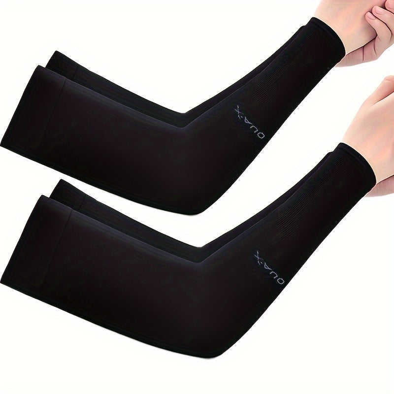 Unisex UV Protection Arm Sleeves Nylon Spandex Polyester for Cycling Camping Fishing