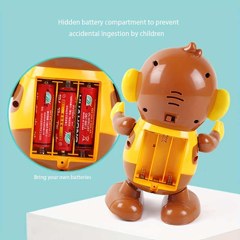 Children's Toy Monkey Swing Doll with Lights, Music, and Movement