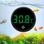 Aquarium Thermometer with Large LED Display Durable Battery Powered for Fish Tanks Reptile Habitats