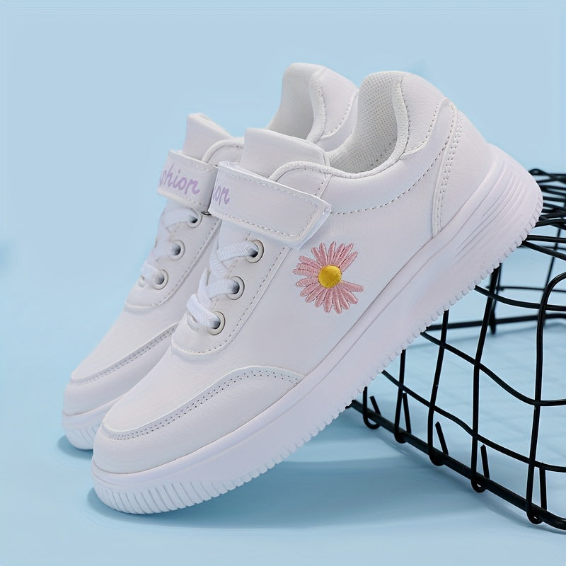 Kids' Floral Fashion Sneakers Lightweight Non-Slip Easy On/Off Straps EVA Sole