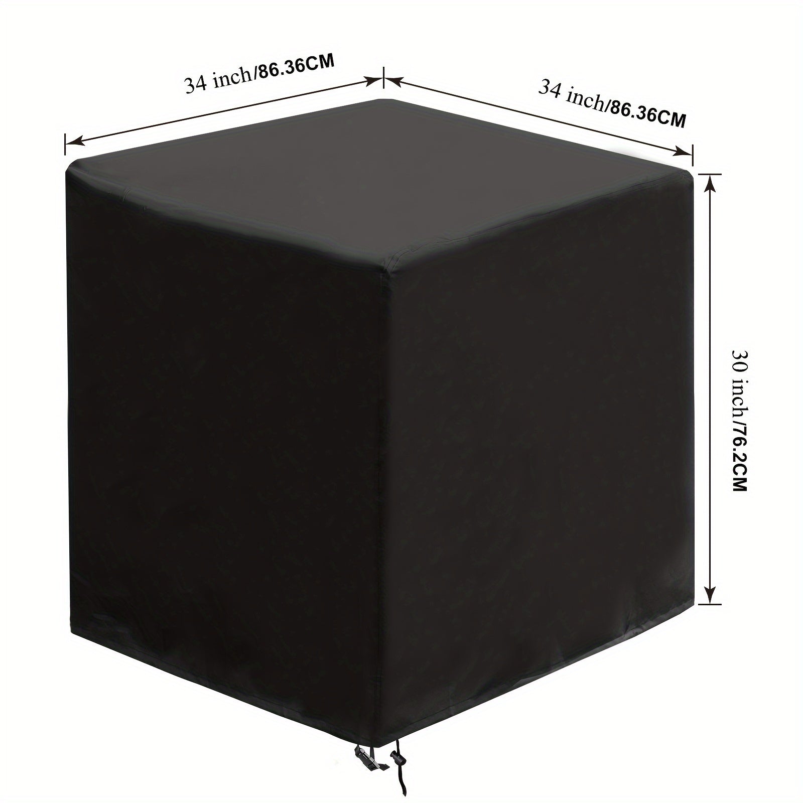 Waterproof Outdoor Air Conditioner Cover Square Snow-Resistant Durable Central AC