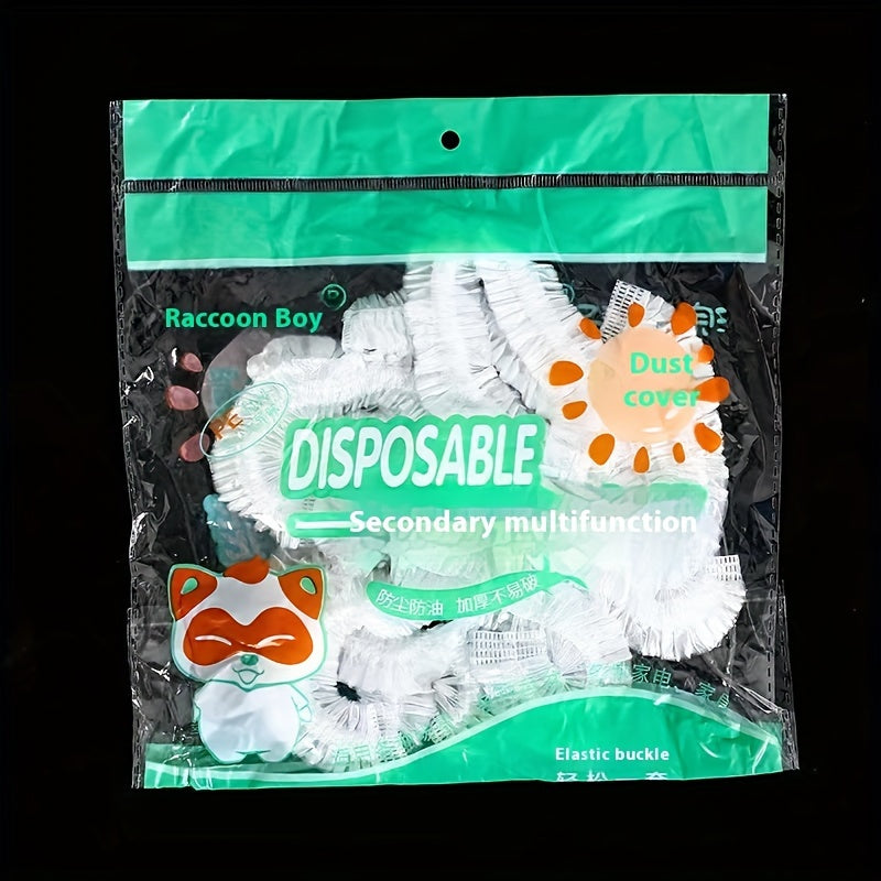 Uy jihozlari uchun plastik chang qoplamalari: Bir marta foydalanish uchun, 20 ta yoki 100 ta to'plamda mavjud. Jihozlar 20.83-44.96 sm ga mos keladi. Oshxona uskunalari, changyutgichlar va ta'minotlarni himoya qiladi.