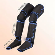 Массажер для ног с функцией нагрева, вибрацией, воздушными подушками, компрессией, беспроводным ЖК-дисплеем и пультом управления