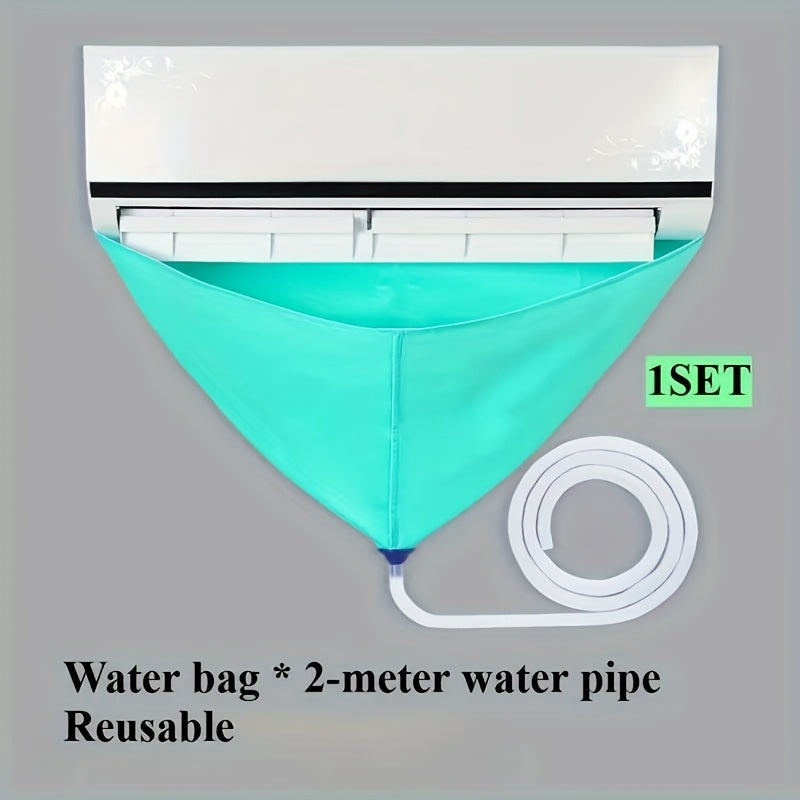 Leakproof Air Conditioning Cleaning Kit with Drain Hose, Maintenance Bag, Reusable, Easy to Use