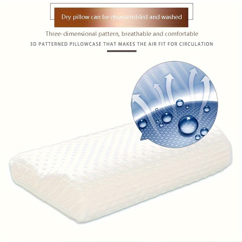 Yodlash uchun xotira ko'krak yostiqchasi va dormlarda yaxshiroq uxlash uchun bo'yin qo'llab-quvvatlash