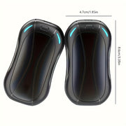 Portable Dual-Sided Heated Hand Warmer with 6000mAh Battery and USB Rechargeable