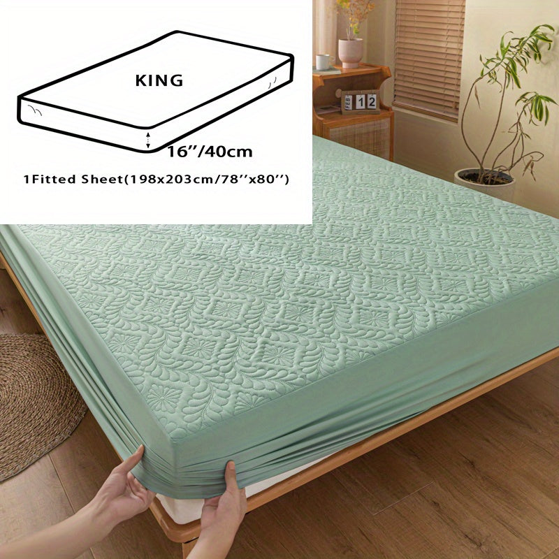 Set of 2 Waterproof Mattress Protector Pillowcases 3D Air Bamboo Breathable Soft