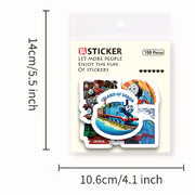 Waterproof Vinyl Stickers for Water Bottles Laptops Phones Skateboards Guitars